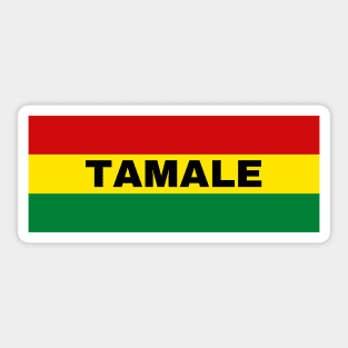 Tamale City in Ghana Flag Colors Sticker